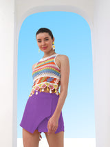 Women's Dark Lavender Skort