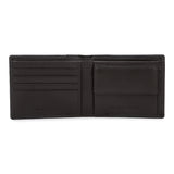 Men's Brown Solid Two Fold Leather Wallet