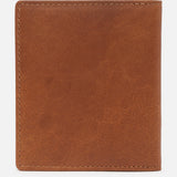 Men's Tan Textured Leather Two Fold Wallet