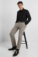 Men's Black Formal Full Sleeves Solid Shirt