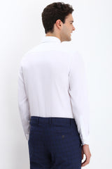 Men's White Formal Full Sleeves Shirt