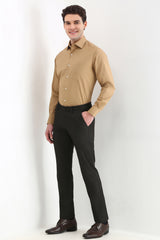Men's Tan Formal Full Sleeves Shirt
