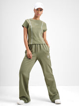 Women's Green Casual Printed Regular Fit Half Sleeves Top