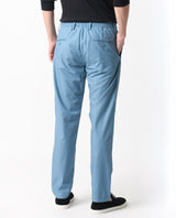 Men's Blue Casual Regular Fit Solid Trouser