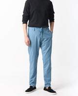 Men's Blue Casual Regular Fit Solid Trouser