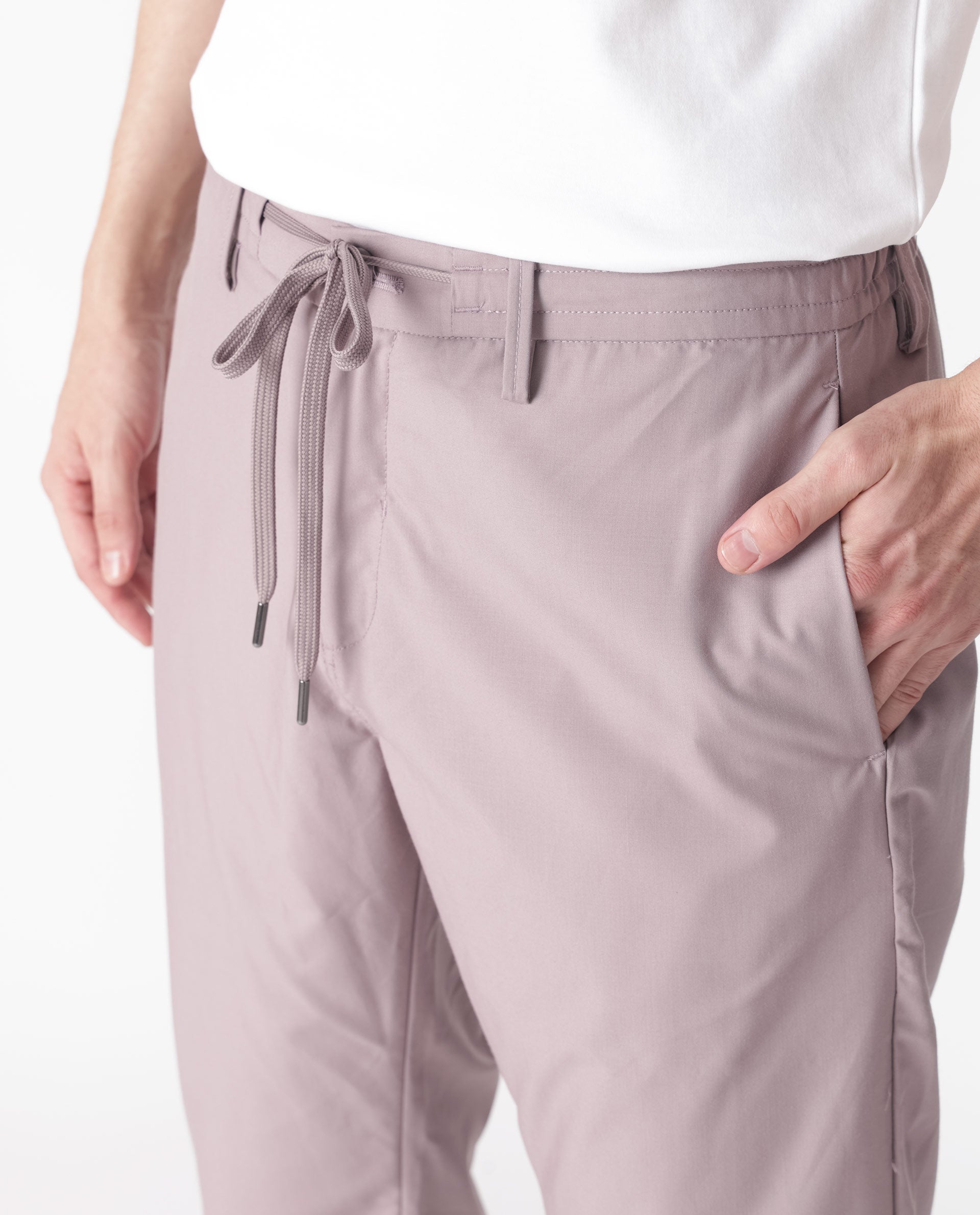 Men's Purple Casual Regular Fit Solid Trouser