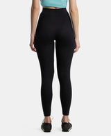 Women's Black Cotton Stretch Legging
