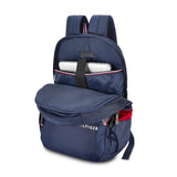 Unisex Navy Casual Solid Backpack