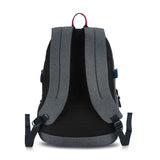 Unisex Black Casual Solid Backpack