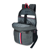 Unisex Black Casual Solid Backpack