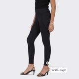 Women's Black Solid Sports High Rise Pant