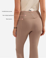 Women's Brown Solid Sports High Rise Trouser