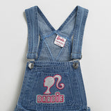 Girls Blue Casual Sleeveless Dungaree