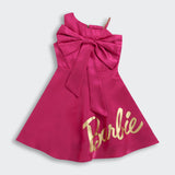 Girls Red Party Sleeveless Above Knee Dresses