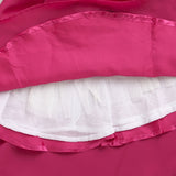 Girls Red Party Sleeveless Above Knee Dresses