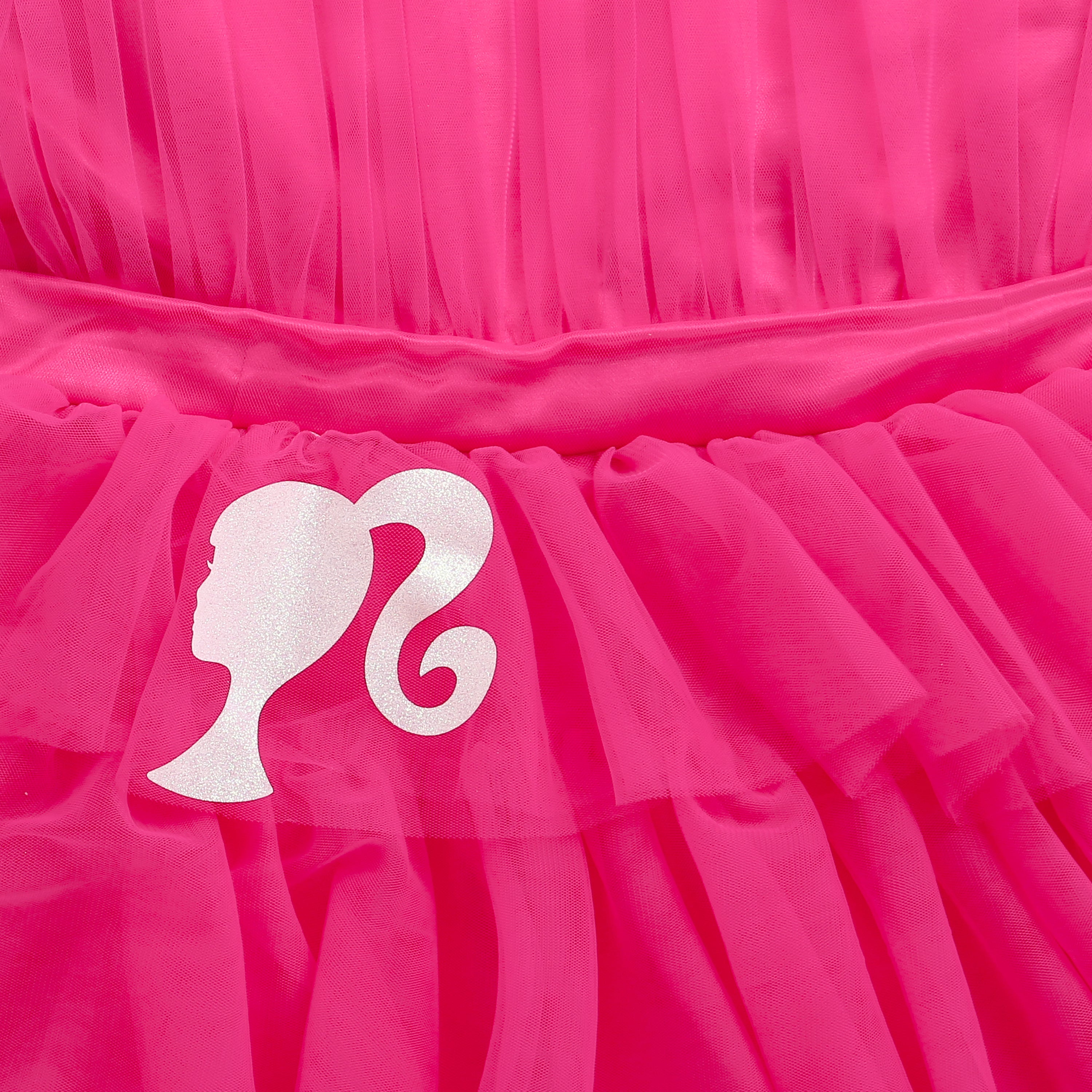 Girls Pink Party Sleeveless Dress