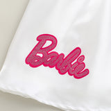 Girls White Party Fit & Flared Sleeveless Dress