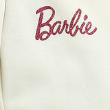 Girls White Casual Stretchable Regular Joggers