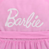 Girls Pink Party Sleeveless Above Knee Dresses