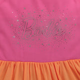 Girls Pink Party Sleeveless Above Knee Dresses
