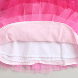 Girls Pink Party Sleeveless Above Knee Dresses