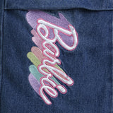 Girls Blue Non-Stretchable Regular Fit Pant
