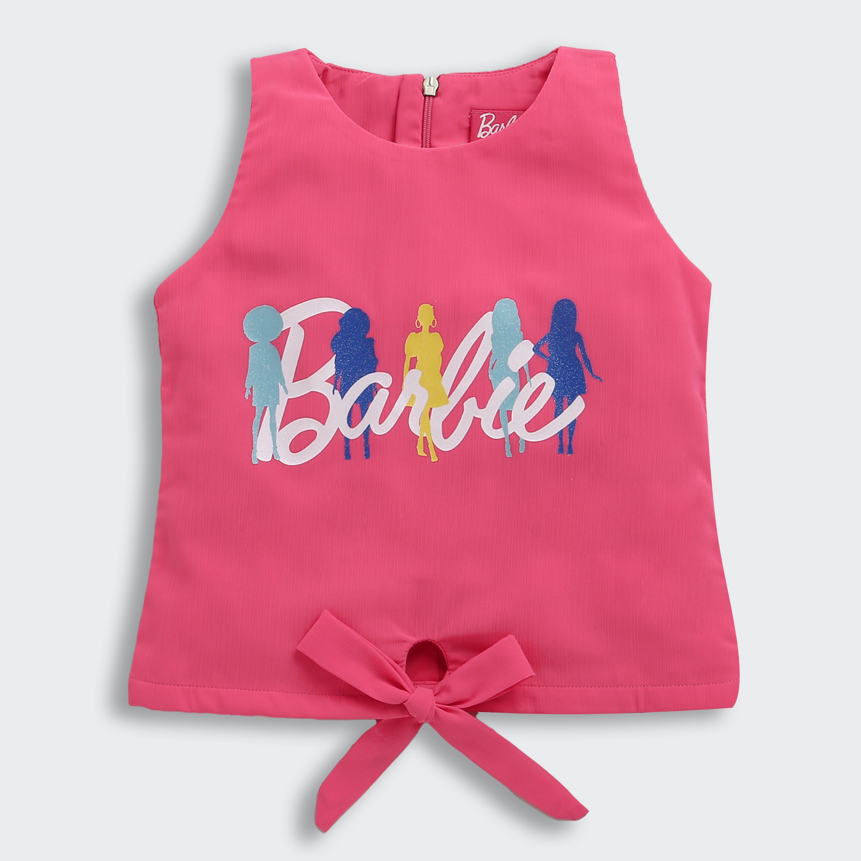 Girls Pink Fusion Sleeveless Top and Palazzo Set