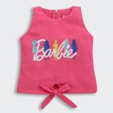 Girls Pink Fusion Sleeveless Top and Palazzo Set