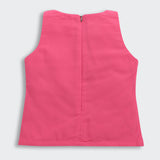Girls Pink Fusion Sleeveless Top and Palazzo Set