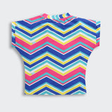 Girls Yellow Fusion Half Sleeves Top and Short Set