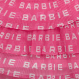Girls Pink Party Round Neck Top