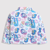 Girls Blue Casual Full Sleeves Regular Top