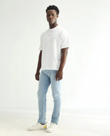 Men's Blue Casual Slim Fit Solid Jeans