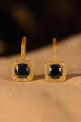 Women's Black Casual Earrings