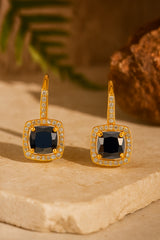 Women's Black Casual Earrings
