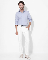 Men's Purple Formal Regular Fit Solid Full Sleeves Shirt
