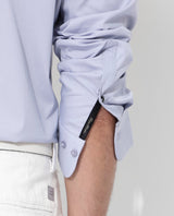 Men's Purple Formal Regular Fit Solid Full Sleeves Shirt