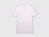 Mens White Casual Slim Fit Solid Half Sleeves Tshirt