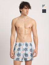 Men's Multicolor Tropical Printed Woven Boxers - Pack Of 2