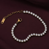 Women's Gold Diamond Affair Bracelet Waterproof & Anti-Tarnish