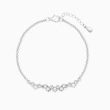 Women's Silver Beautiful Glittering Bracelet