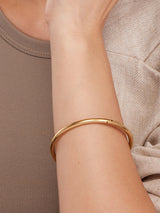 Women's Gold Classic Gold Bangle Bracelet Waterproof & Anti-Tarnish