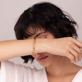 Women's Gold Classic Gold Bangle Bracelet Waterproof & Anti-Tarnish