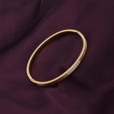 Women's Gold Diamond Allure Bangle Bracelet Waterproof & Anti-Tarnish