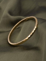 Women's Gold Gilded Haze Bangle Bracelet Waterproof & Anti-Tarnish