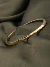 Women's Gold Gilded Haze Bangle Bracelet Waterproof & Anti-Tarnish