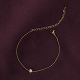 Women's Gold Solitary Spark Bracelet Waterproof & Anti-Tarnish