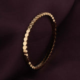 Women's Gold Modern Mosaic Bangle Bracelet Waterproof & Anti-Tarnish