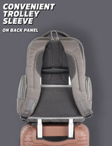 Unisex Pink Work Solid Laptop Backpack
