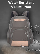 Unisex Pink Work Solid Laptop Backpack